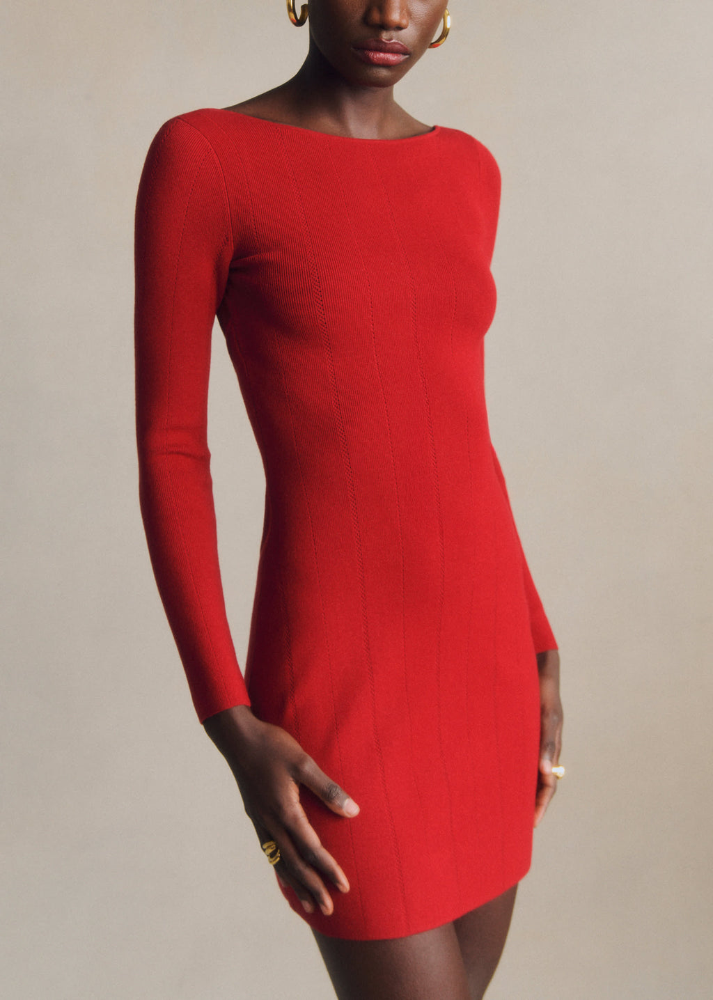 Robe Livie - Rouge Foncé