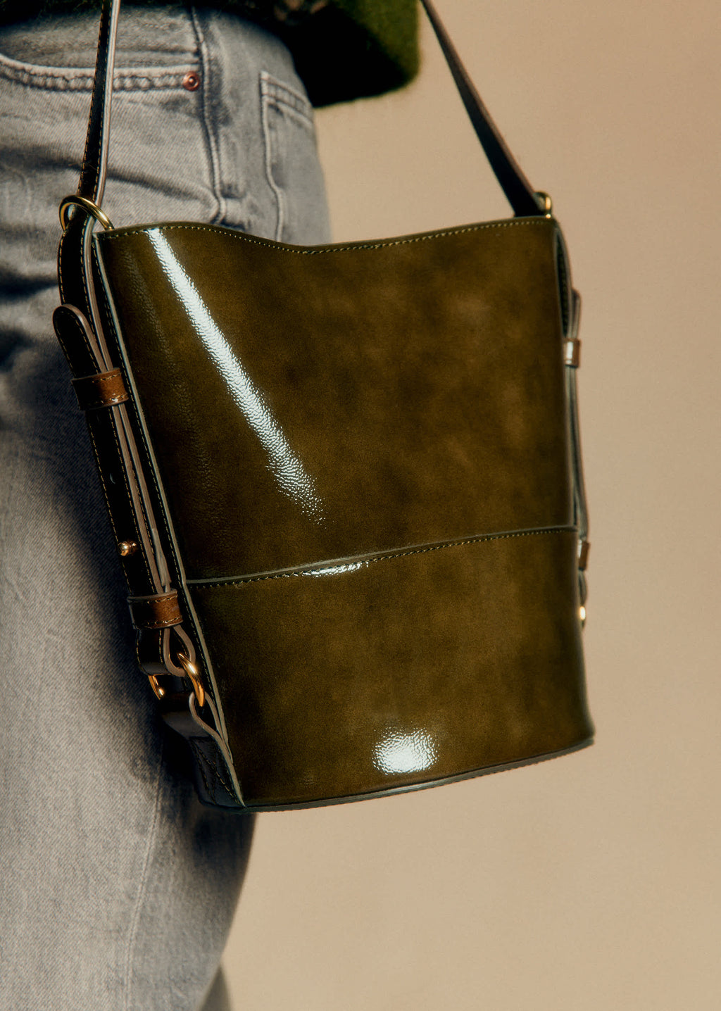 Sac Gary - Kaki Vernis