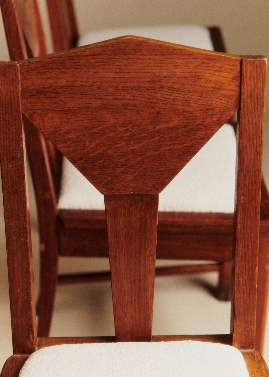 Lot de 6 chaises vintage - Bois