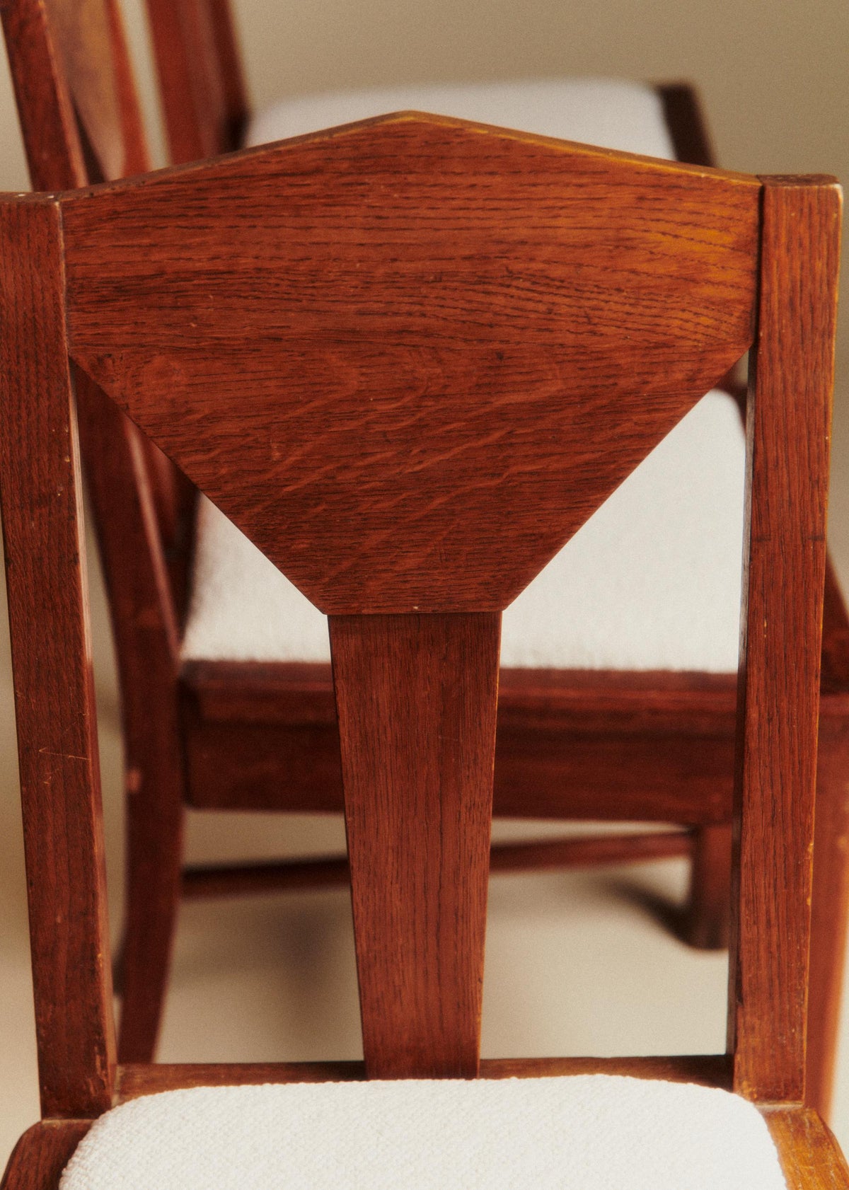 Lot de 6 chaises vintage - Bois