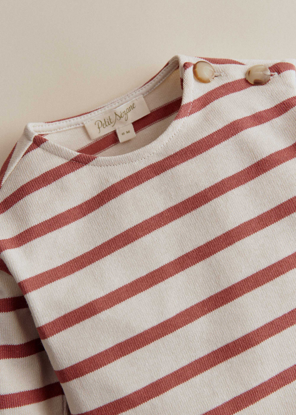 Marinière Colette - Ecru / Bois De Rose