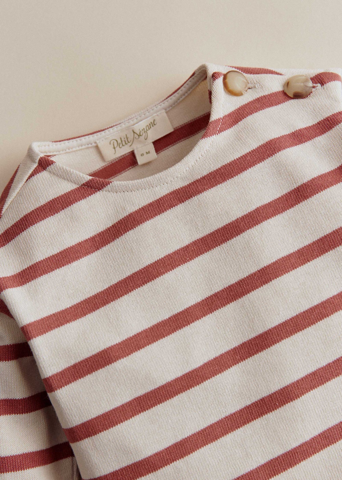 Marinière Colette - Ecru / Bois De Rose