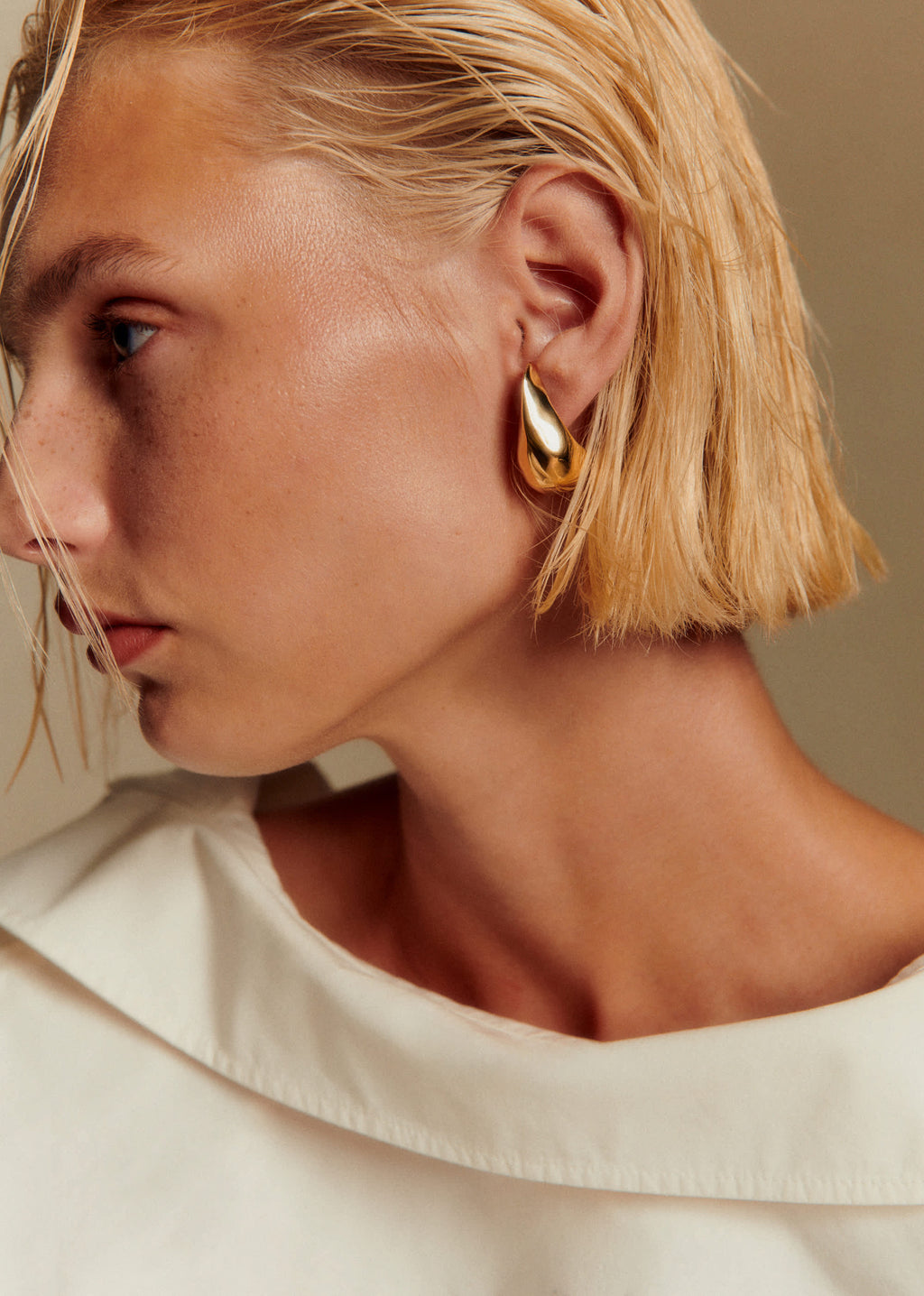 Boucles d'oreilles Justine - Doré