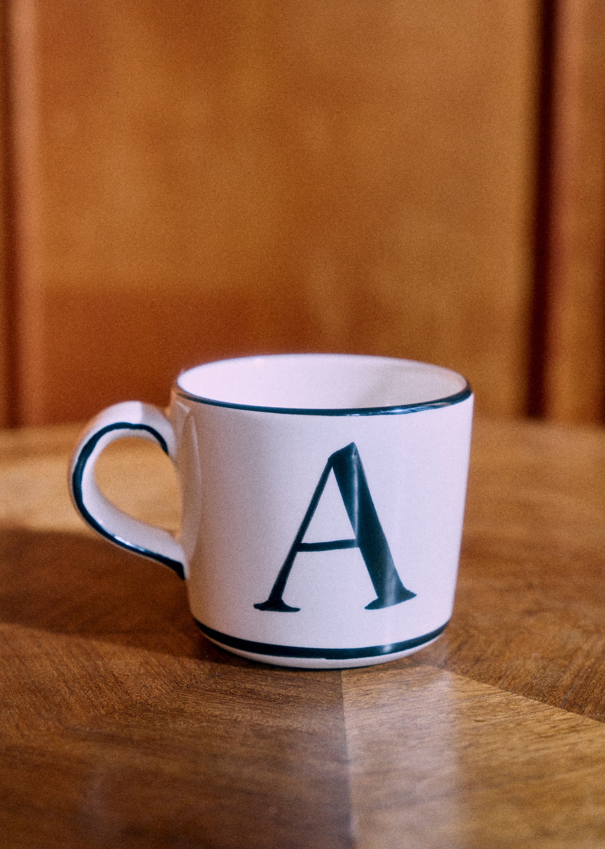 Tasse Tempo - Lettre A - Noir