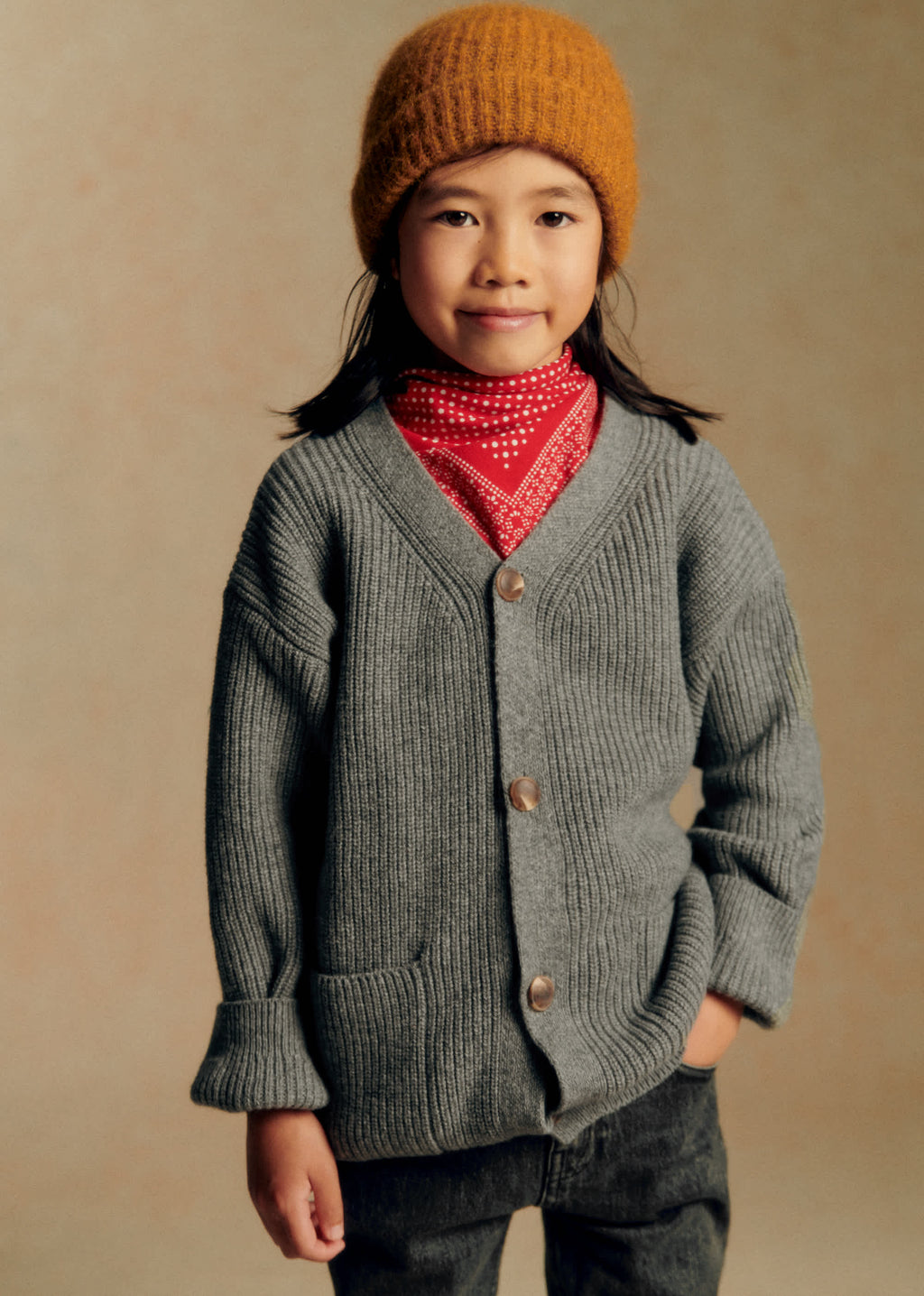 Gilet Nino - Gris Chiné