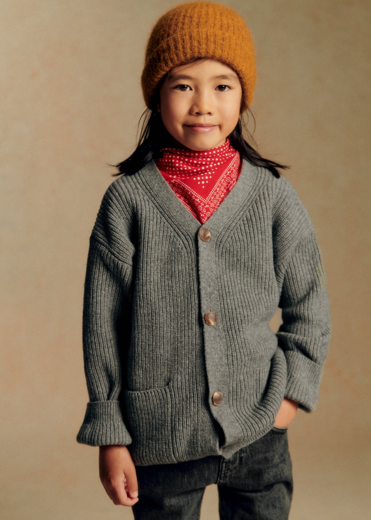 Gilet Nino - Gris Chiné