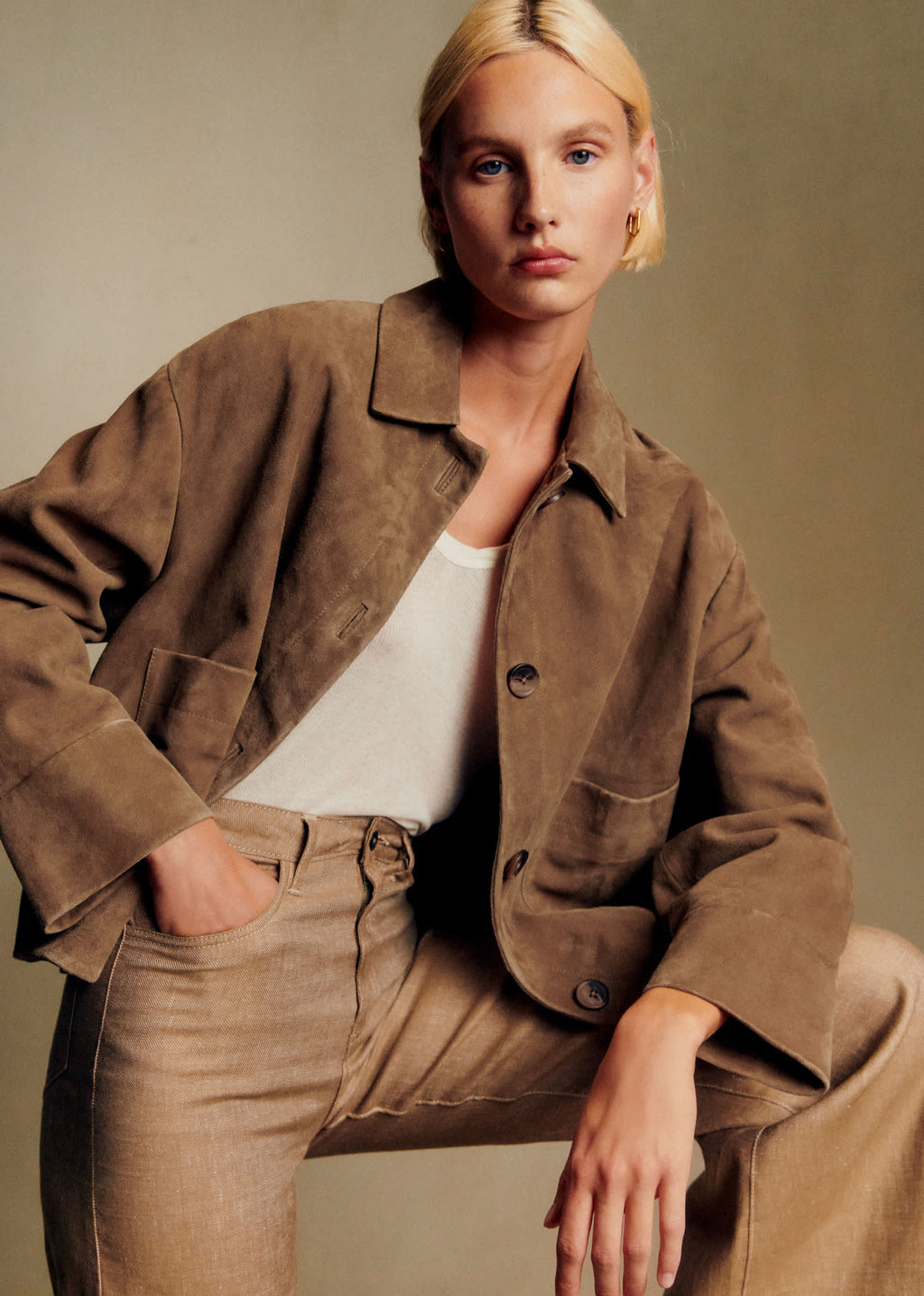 Veste Mia - Taupe