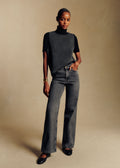 Pantalon Le Wide Leg - Gris Moyen