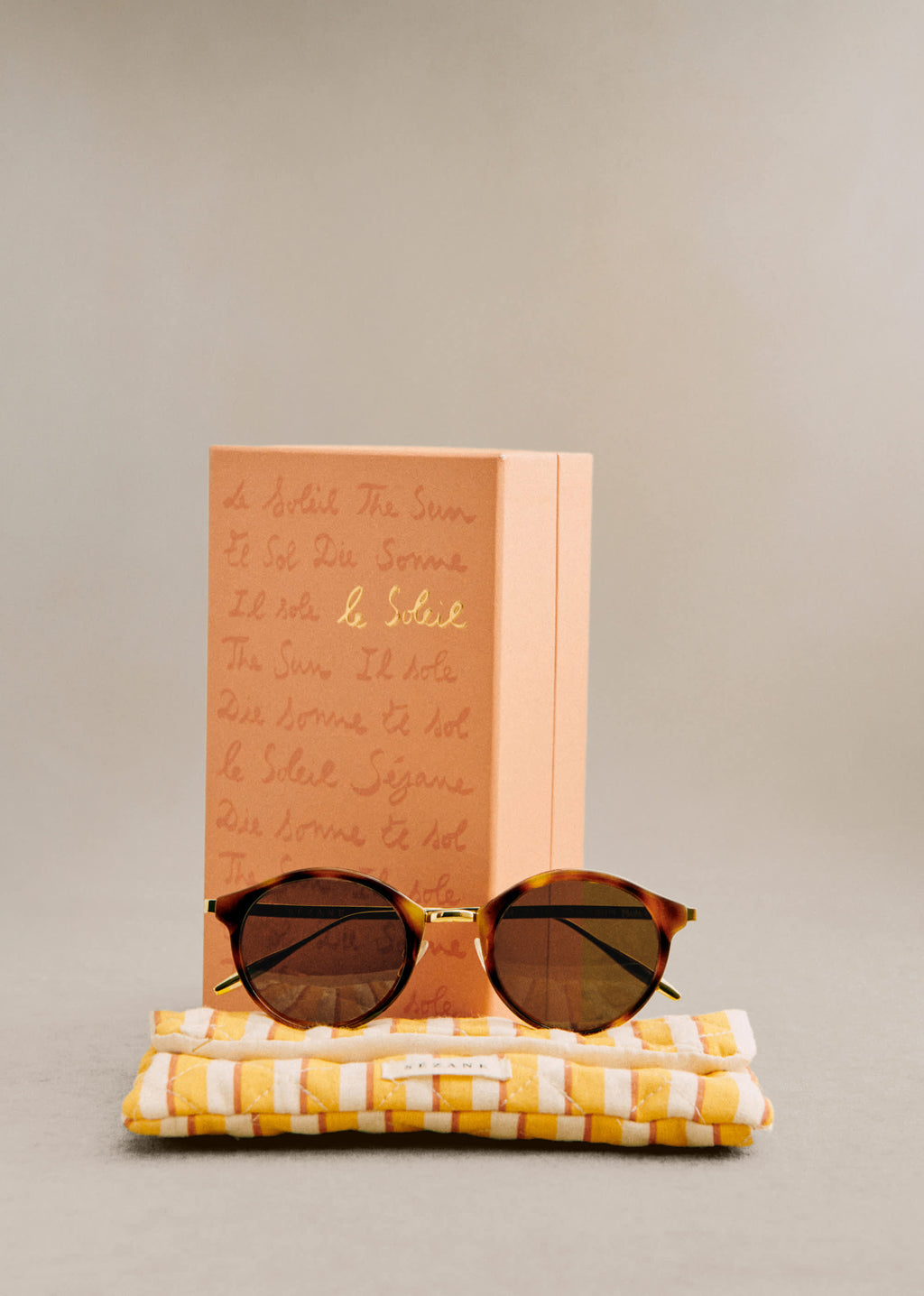 Lunettes de soleil Bonnie - Ecailles et Doré