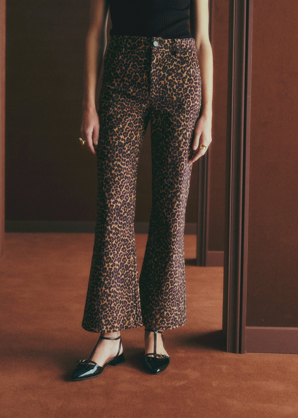 Le Flare - Imprimé Winter Leopard Big