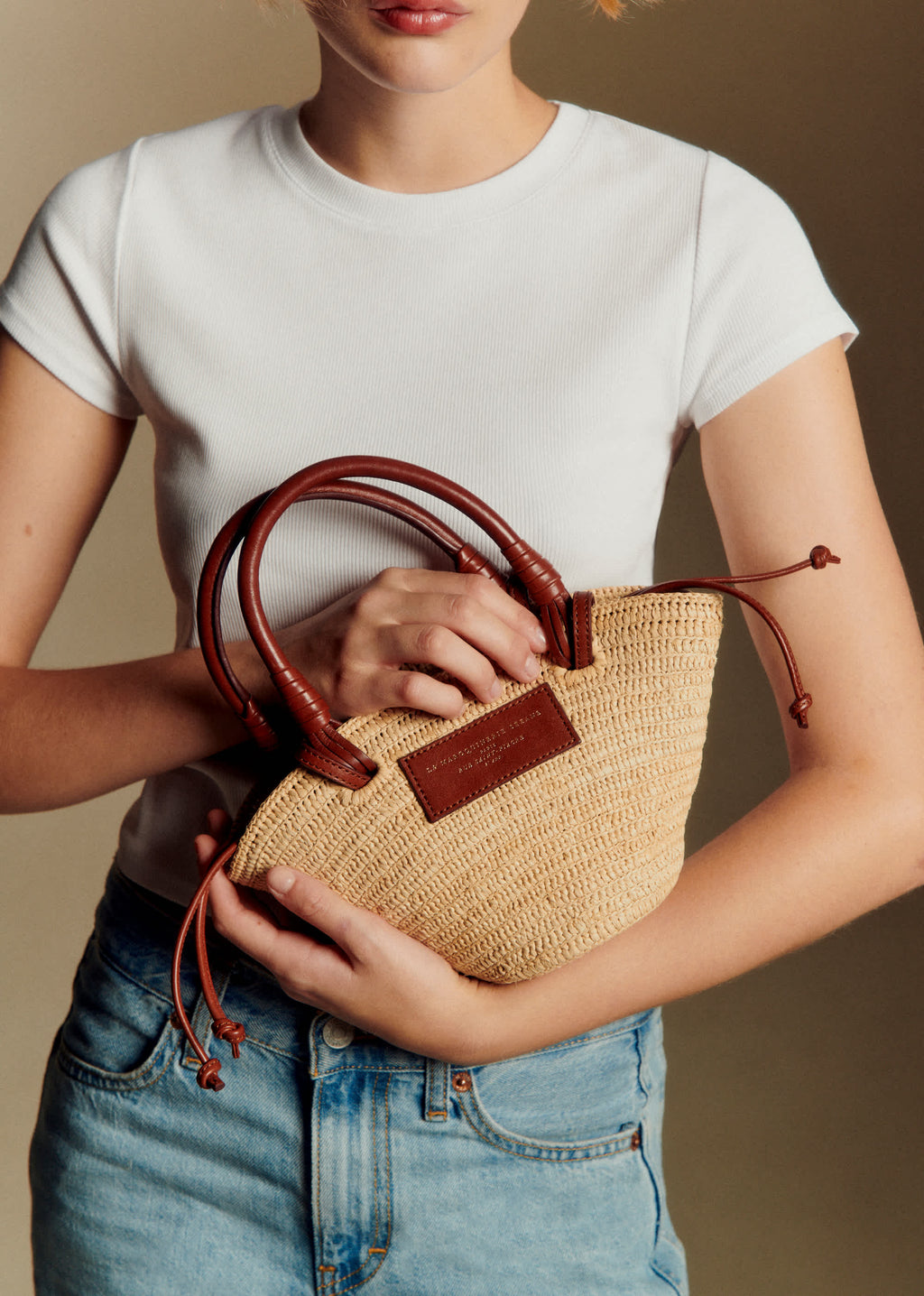 Panier Mini Justine - Raphia Naturel