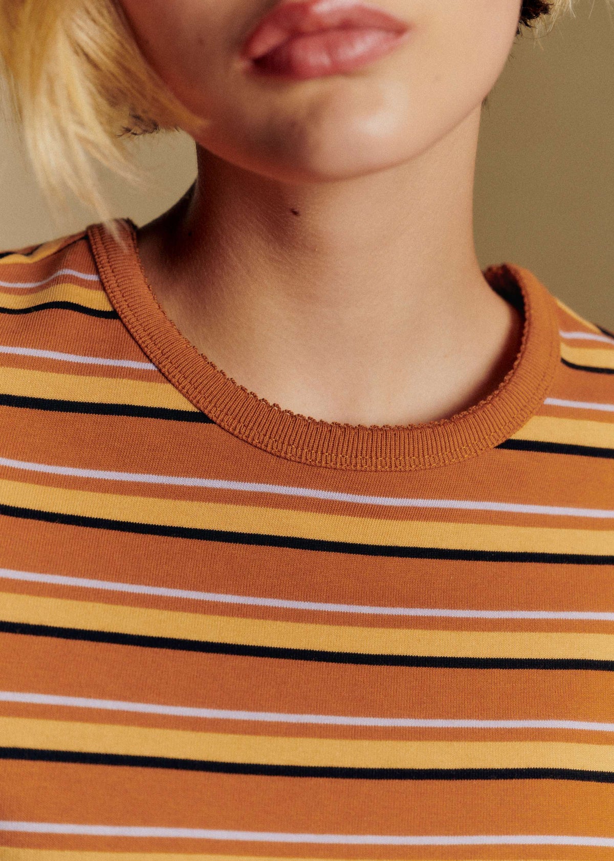T-Shirt Nolan - Rayures Seventies