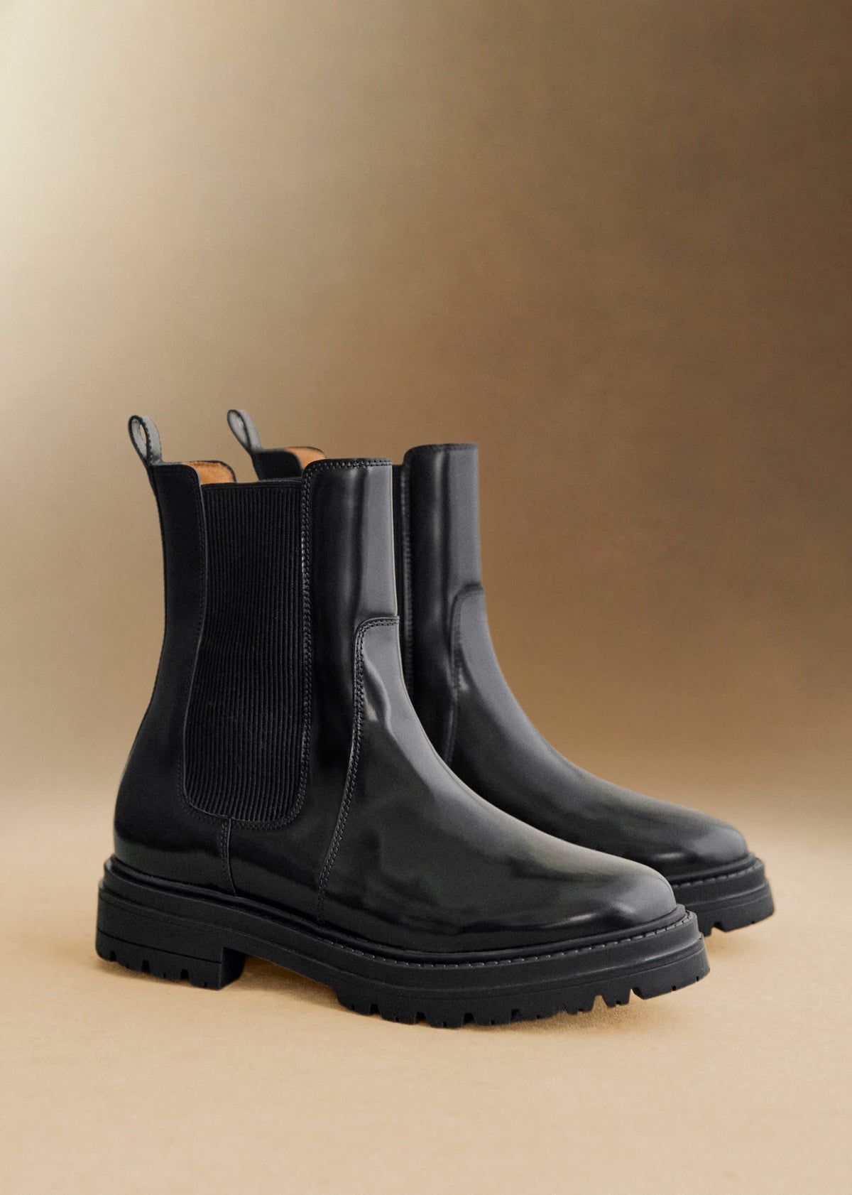 Bottines Low Lena - Noir Glacé