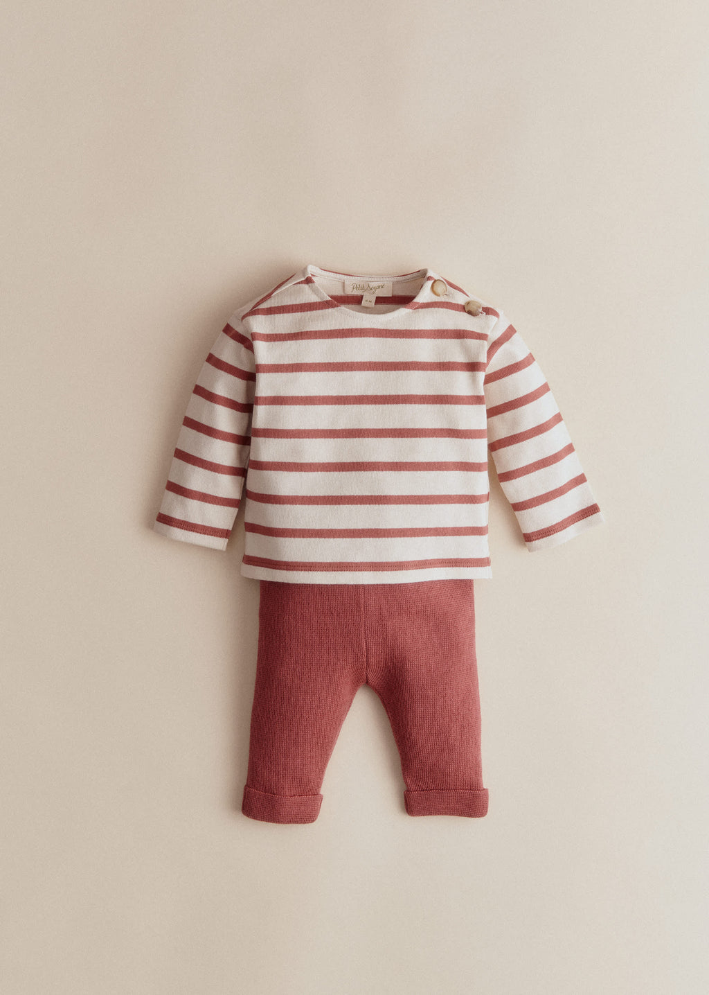 Marinière Colette - Ecru / Bois De Rose