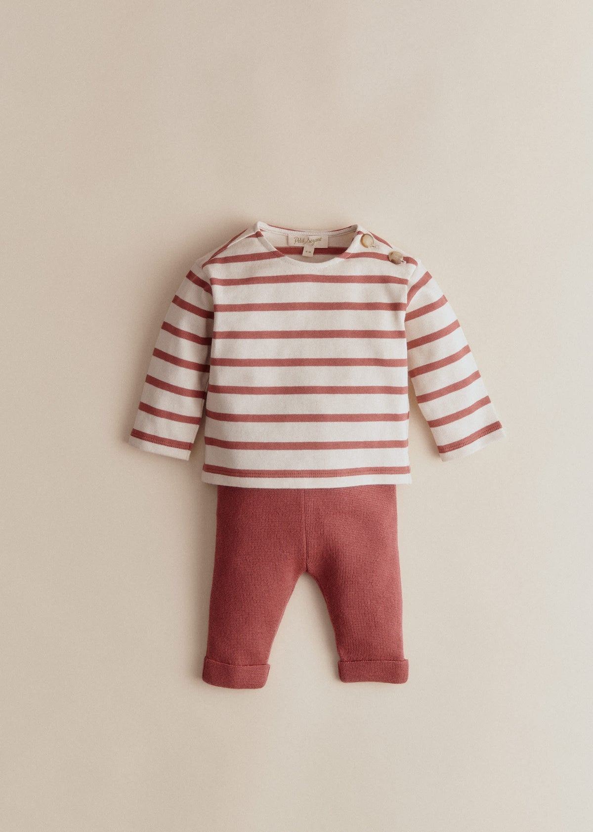Marinière Colette - Ecru / Bois De Rose