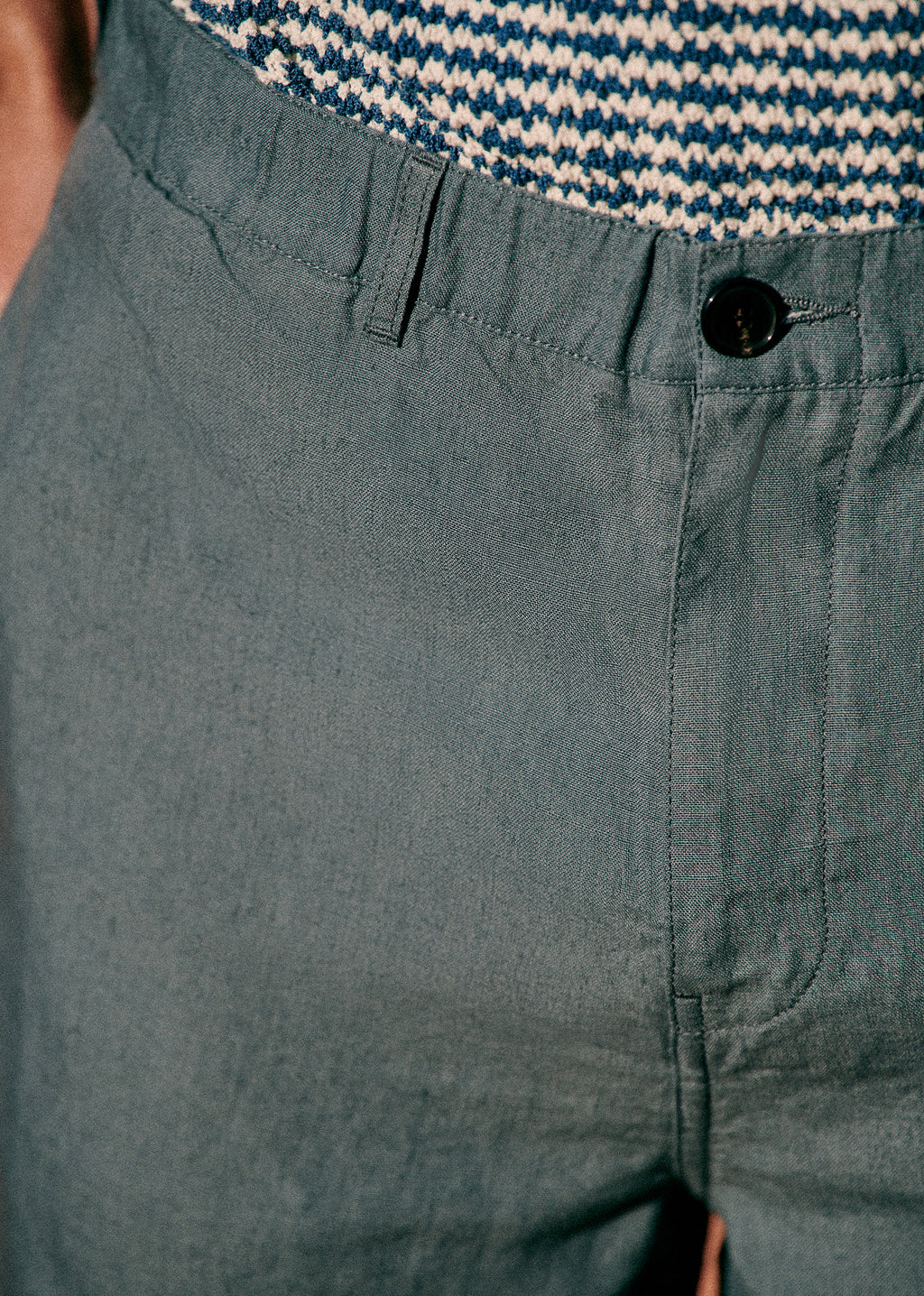 Pantalon Shane Lin - Bleu Acier