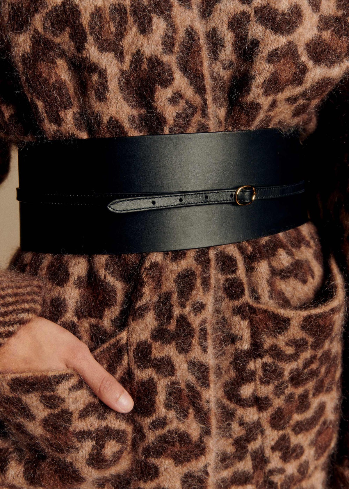 Ceinture Julia - Noir Lisse Héritage