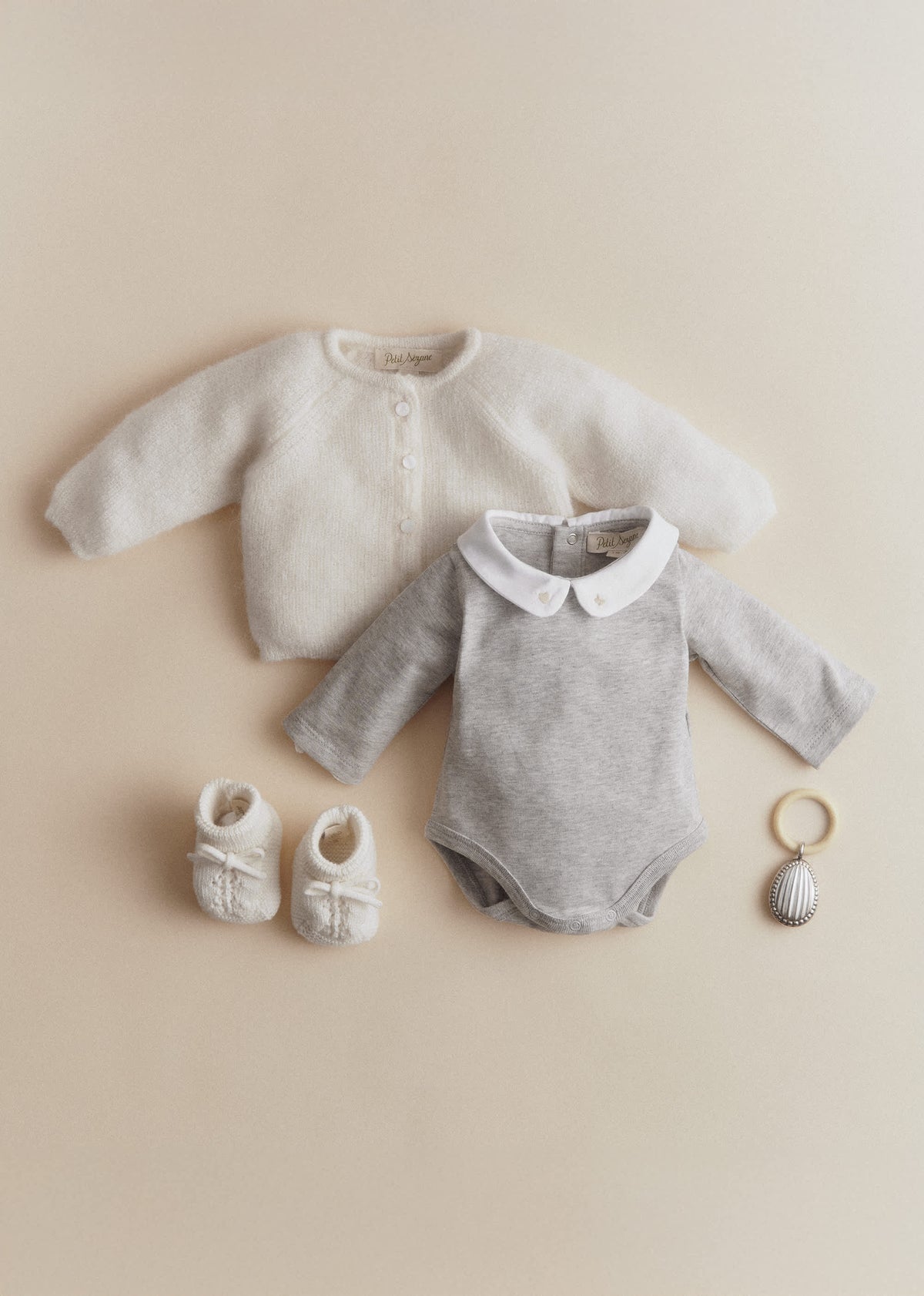Body Billie - Gris Chiné / Ecru