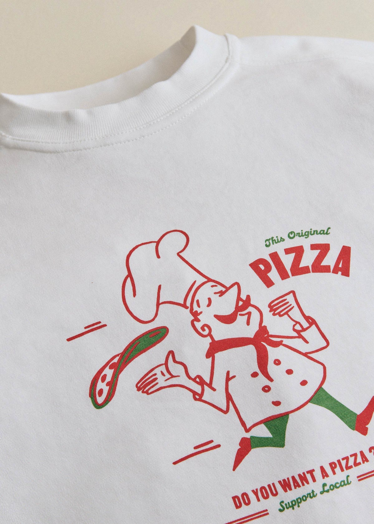 T-Shirt Pizzaiolo - Ecru