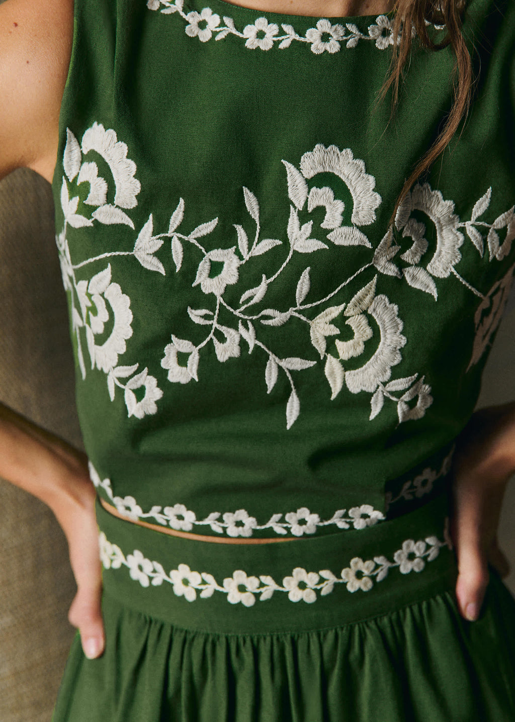 Blouse Claire - Vert d'Été