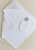 Cape de bain - Broderie Patchwork