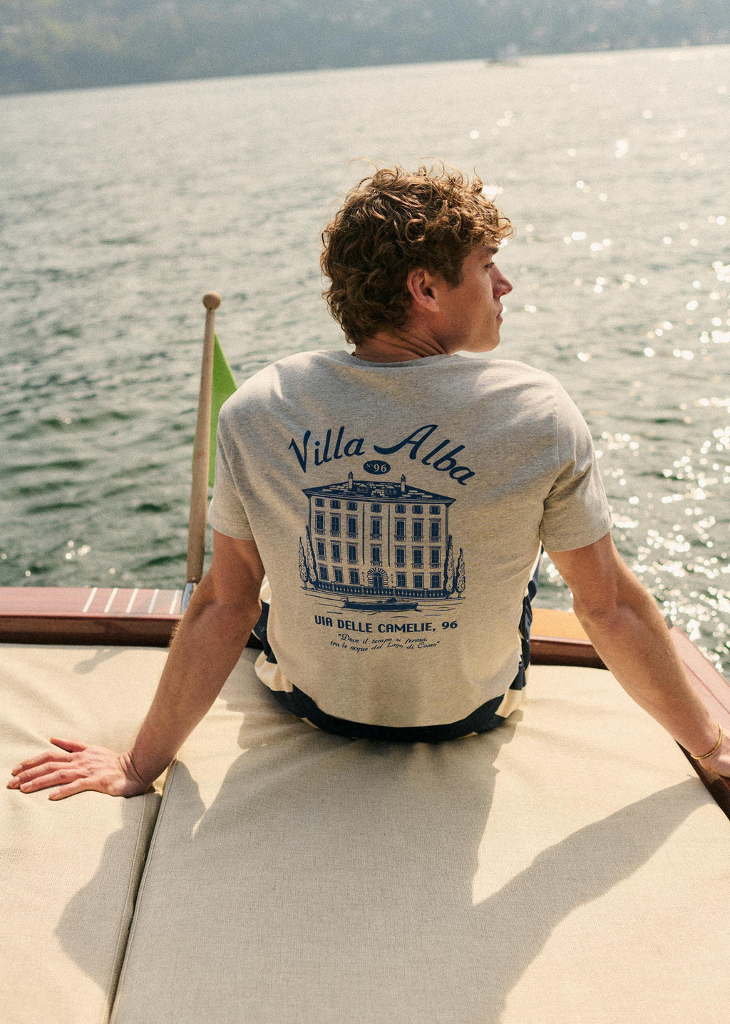T-Shirt Villa Alba - Gris Chiné
