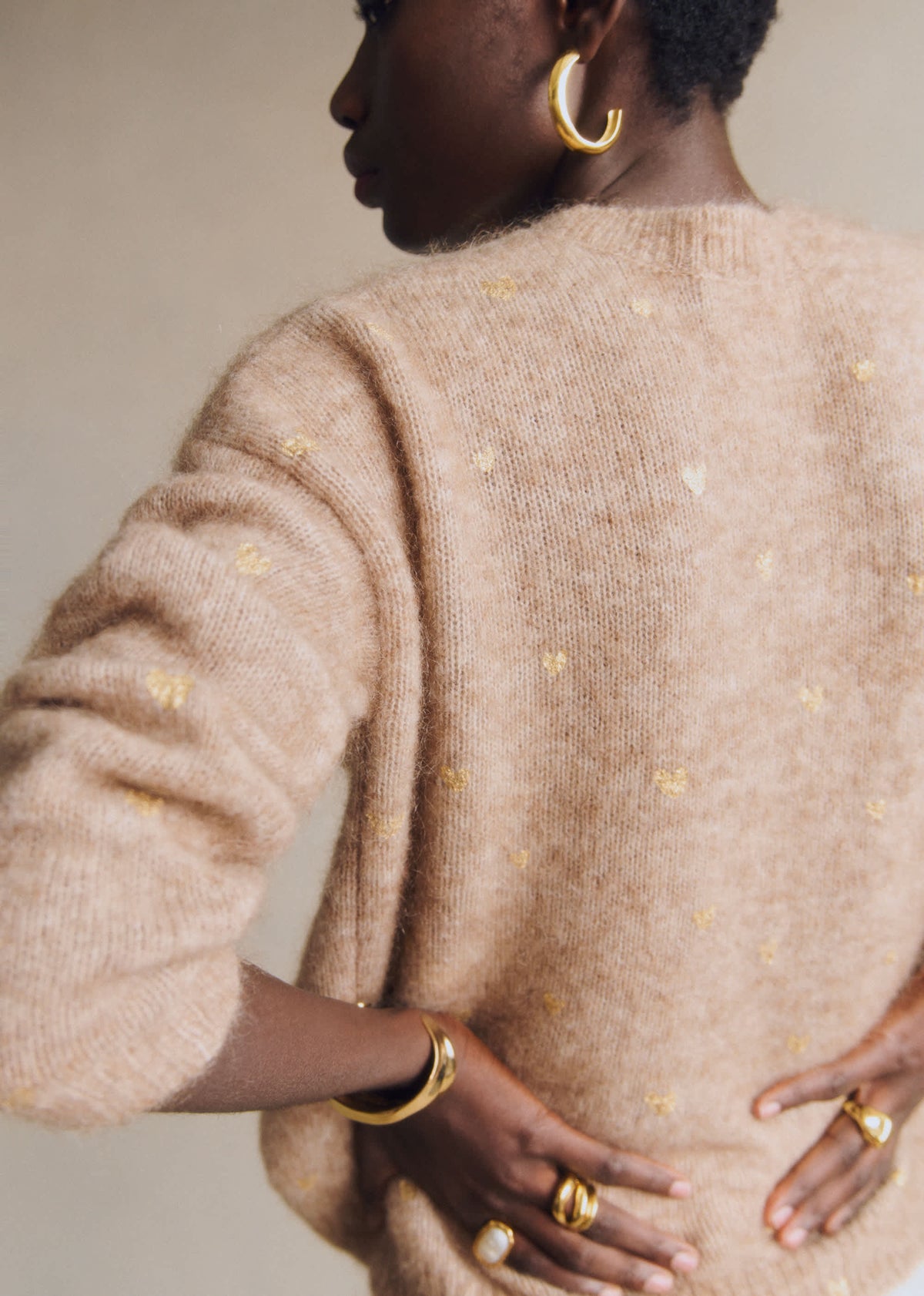 Pull Cinta - Taupe Coeur Doré