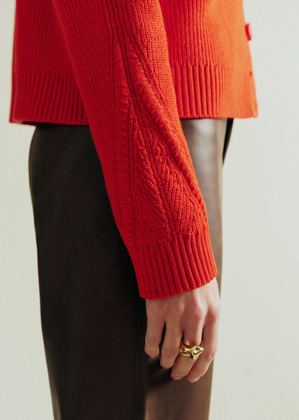 Gilet Isaure - Rouge - Création Solidaire