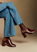 Mules High Bruna - Bordeaux Glacé