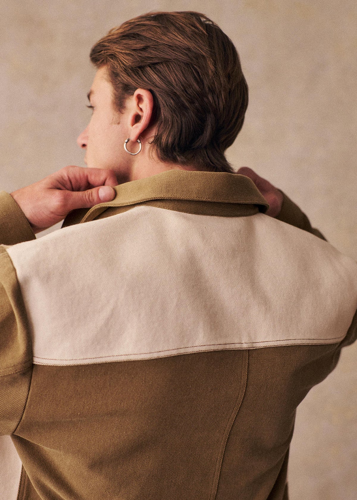 Veste Will Patchwork - Camel