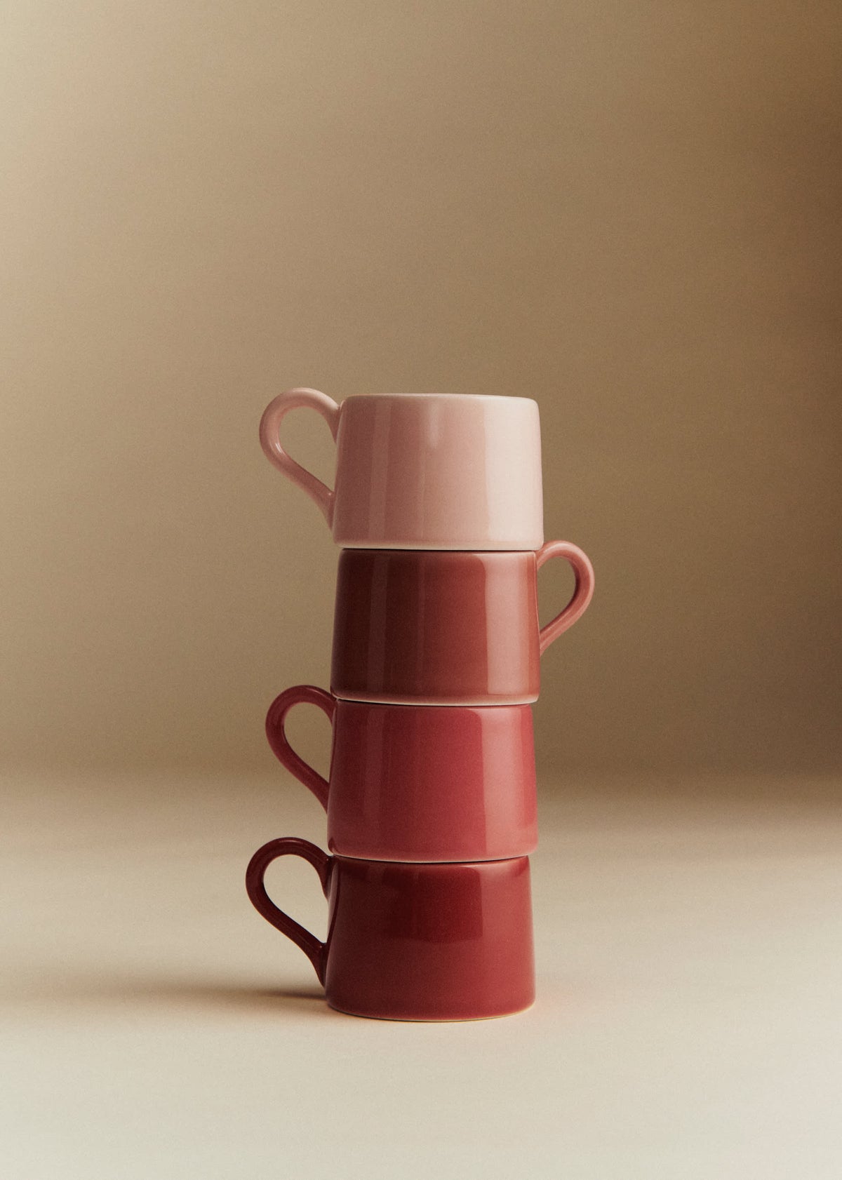 Coffret de 4 tasses expresso - Rose