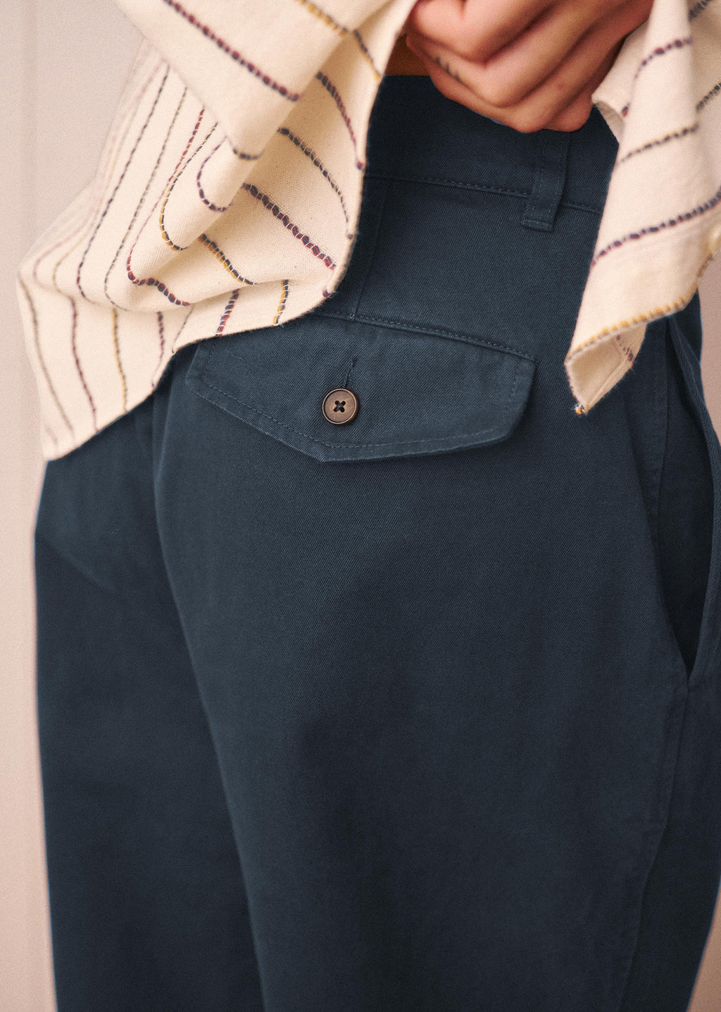 Chino Droit Clay - Marine