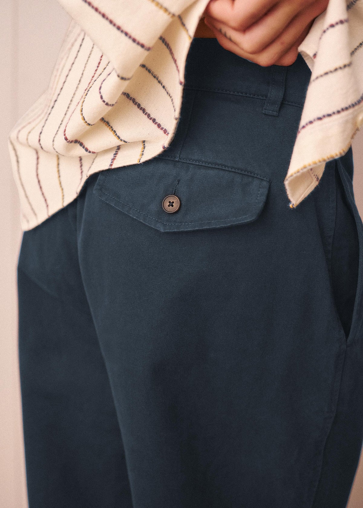 Chino Droit Clay - Marine