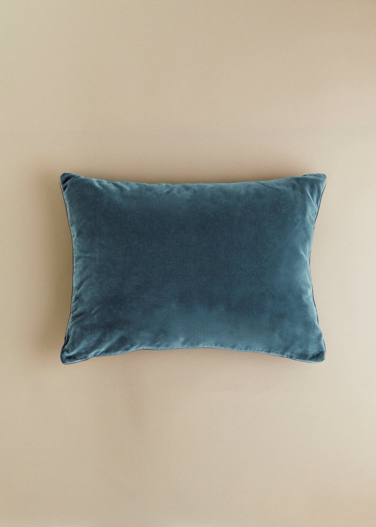Coussin Velours Édition - Grand modèle - Bleu
