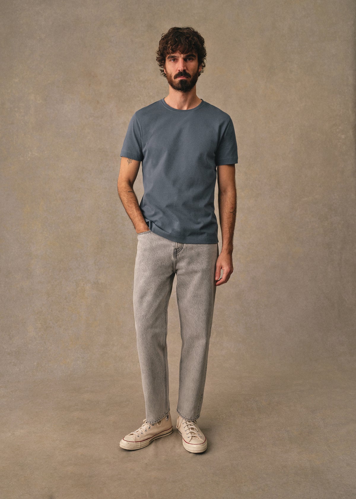 T-Shirt Kenneth - Bleu Acier