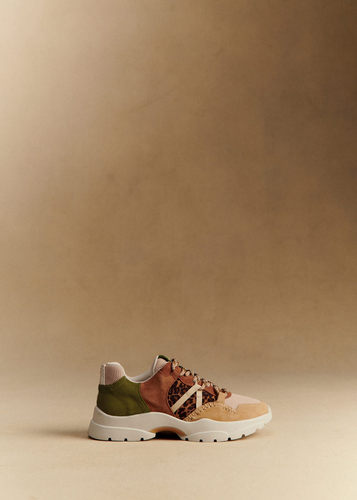 Baskets James - Léopard Multi