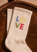 Chaussettes Love - Écru
