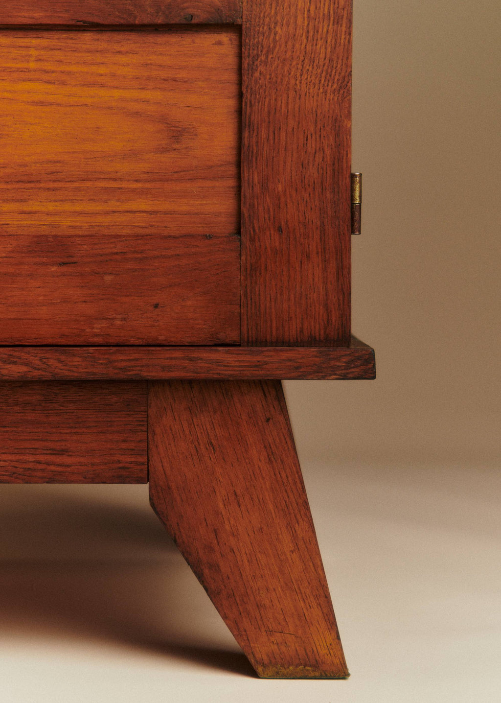 Buffet René Gabriel en bois massif années 50 - Bois Massif