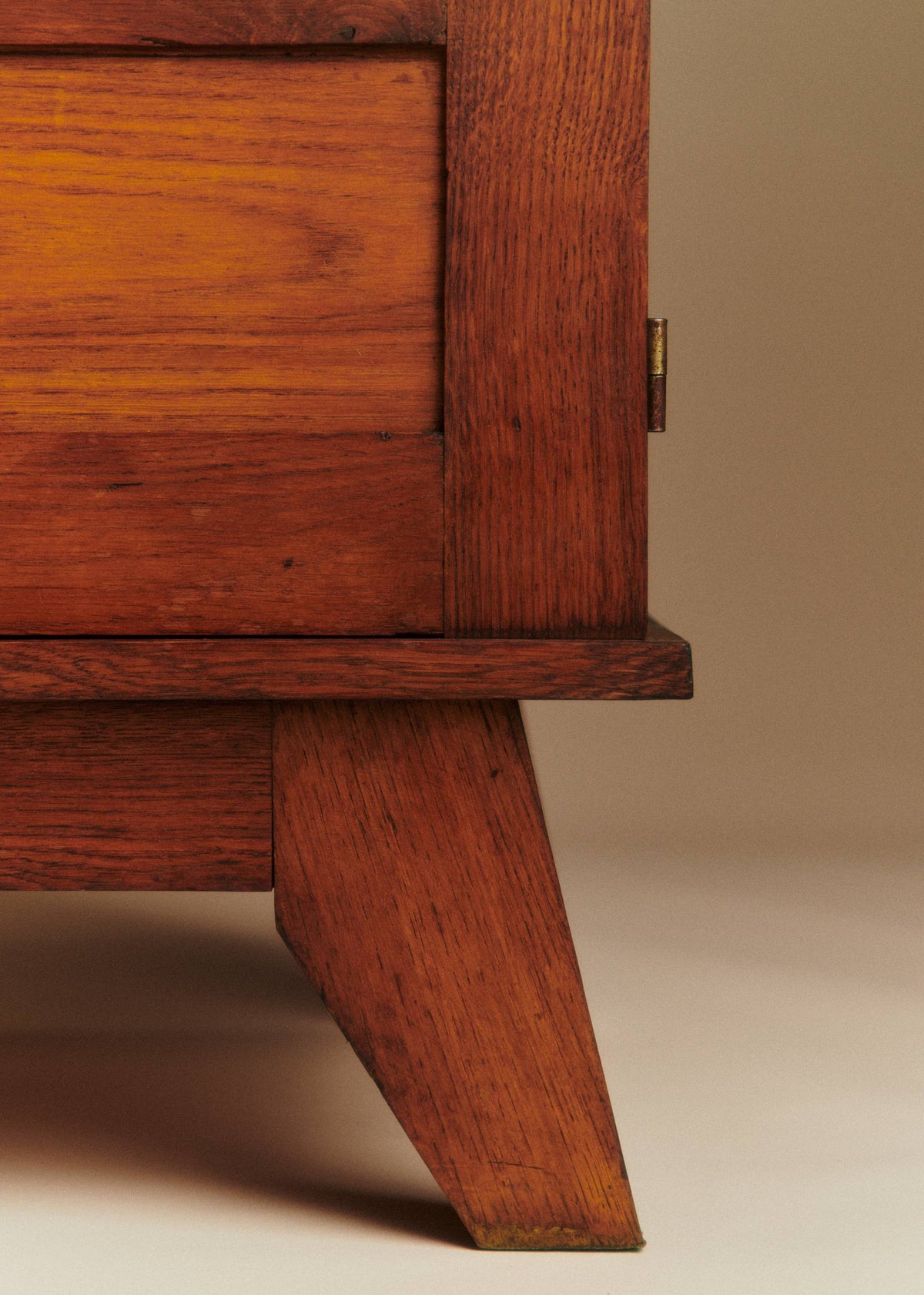 Buffet René Gabriel en bois massif années 50 - Bois Massif