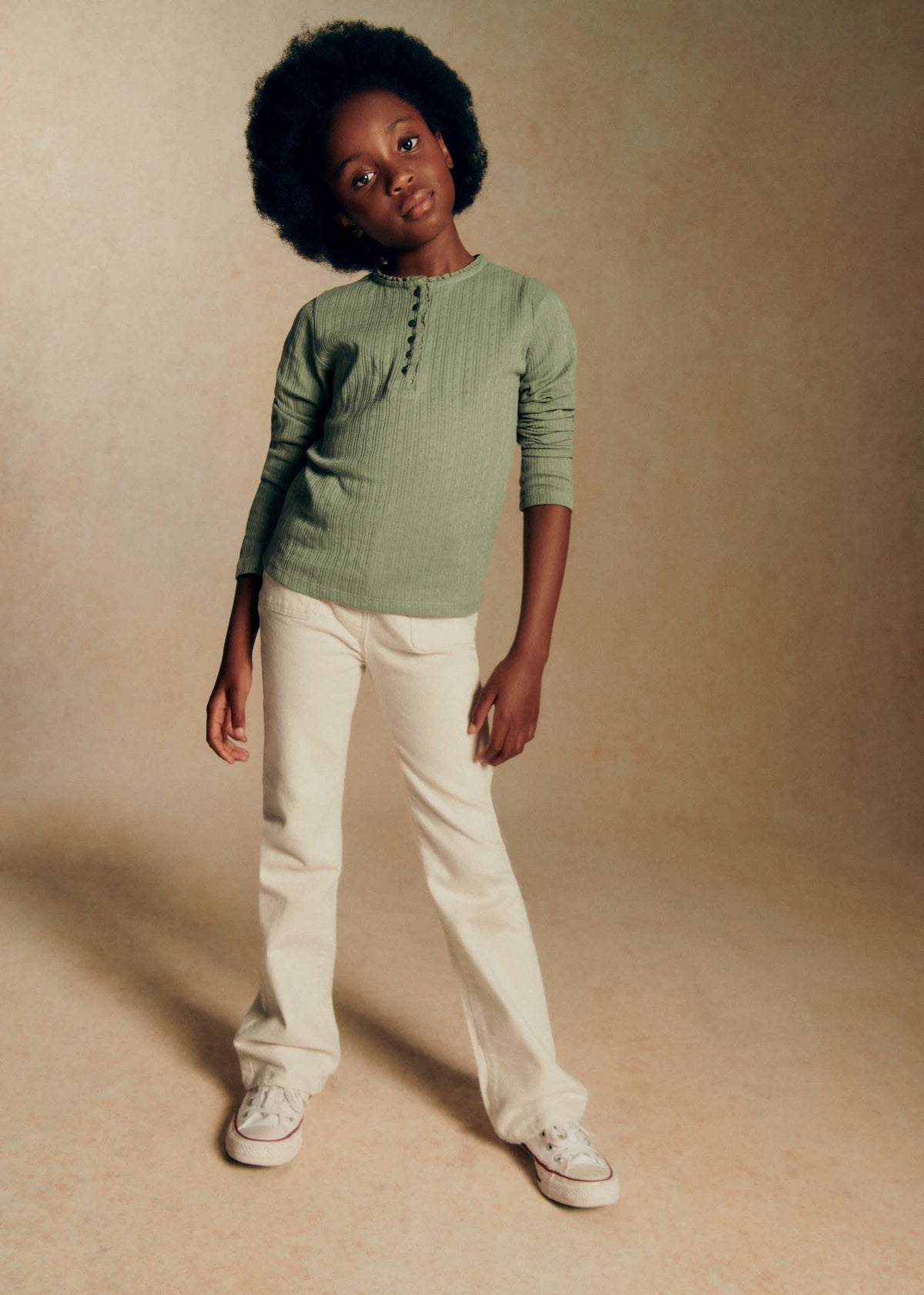 Pantalon Le 70's - Ecru Chiné