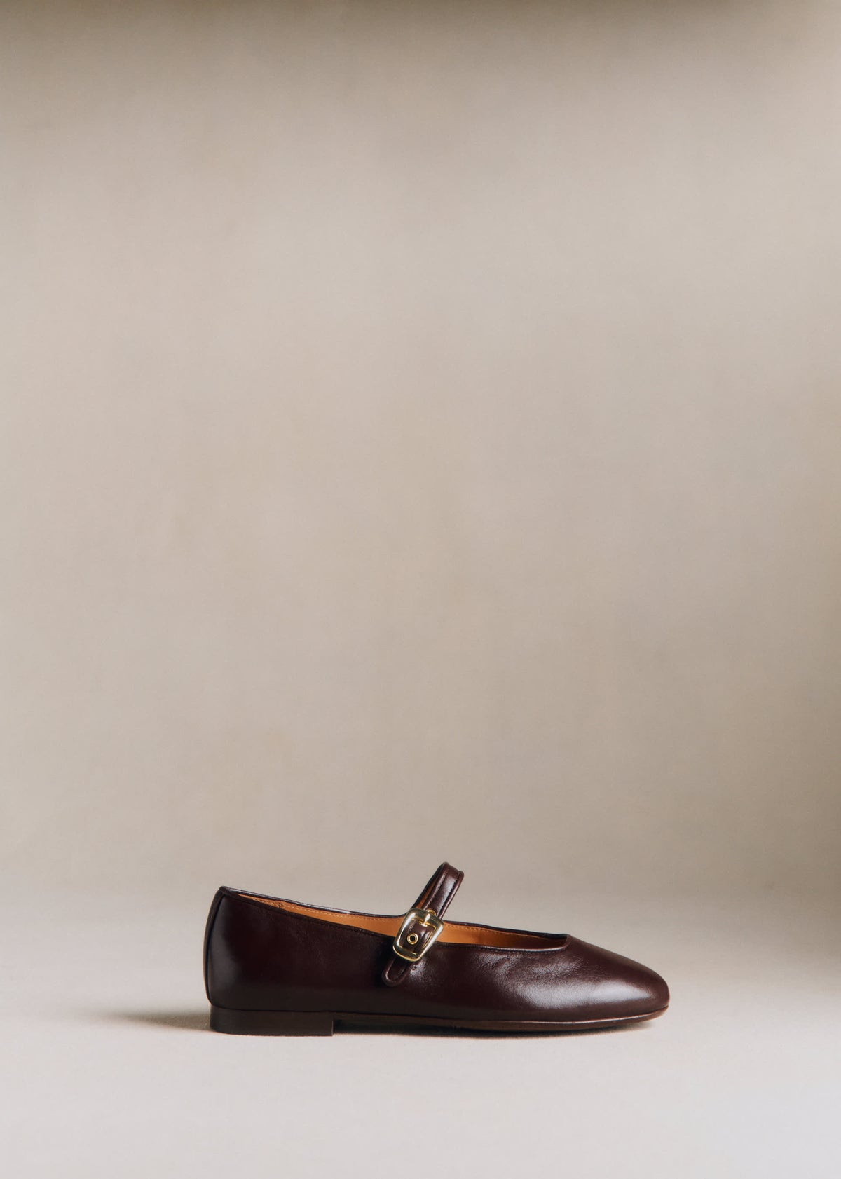 Ballerines Low Valentin - Chocolat Lisse