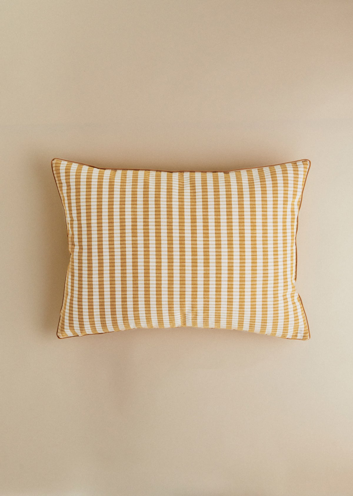 Coussin Tissé Pianissimo - Grand modèle - Caramel