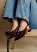 Ballerines Low Stefania - Léopard Velours