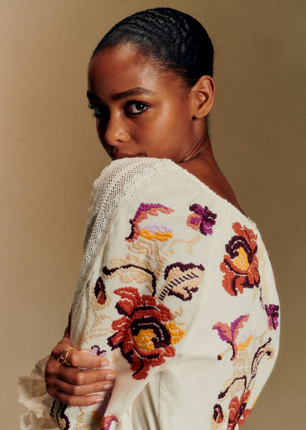 Robe Cindy - Aquarelle Multico