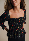 Blouse ALINE - Imprimé Coquelicot