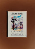 Affiche Galerie Medicis, La place des Vosges, 1978 - 55,5 x 75,5 cm
