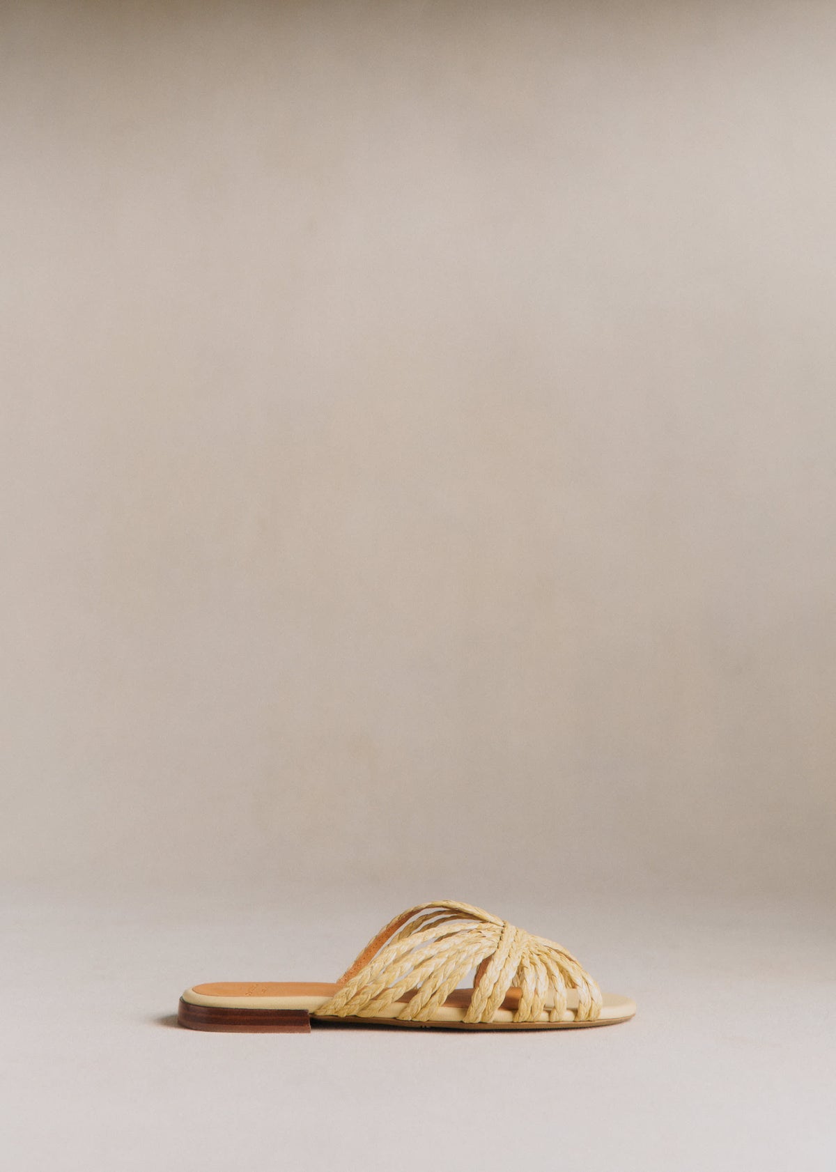 Mules Low Paola - Naturel Textile Tressé