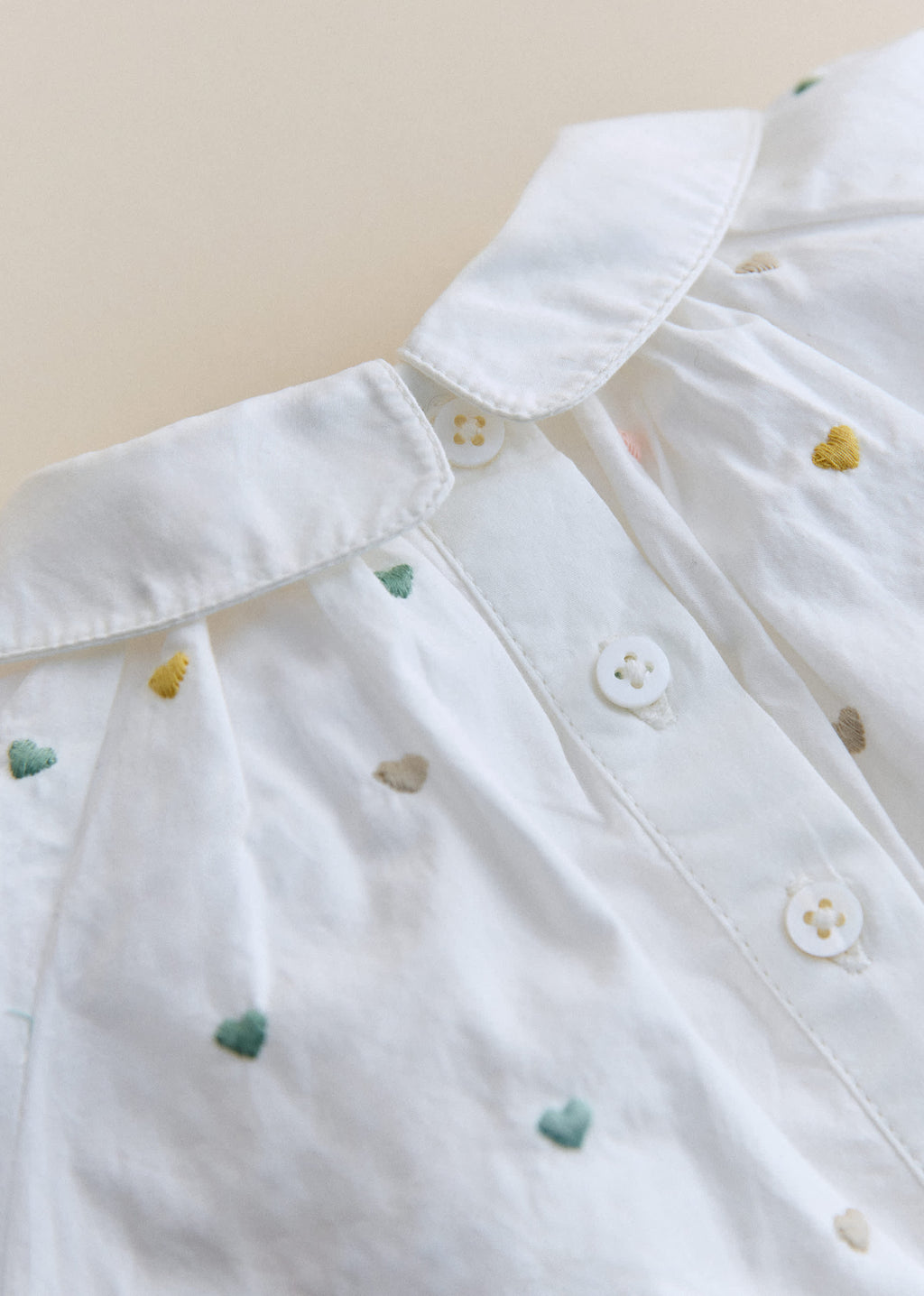 Blouse Lilou - Blanc / Broderies Multico