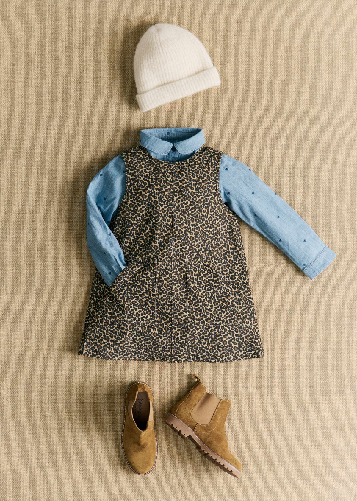 Robe Alexia - Léopard Beige