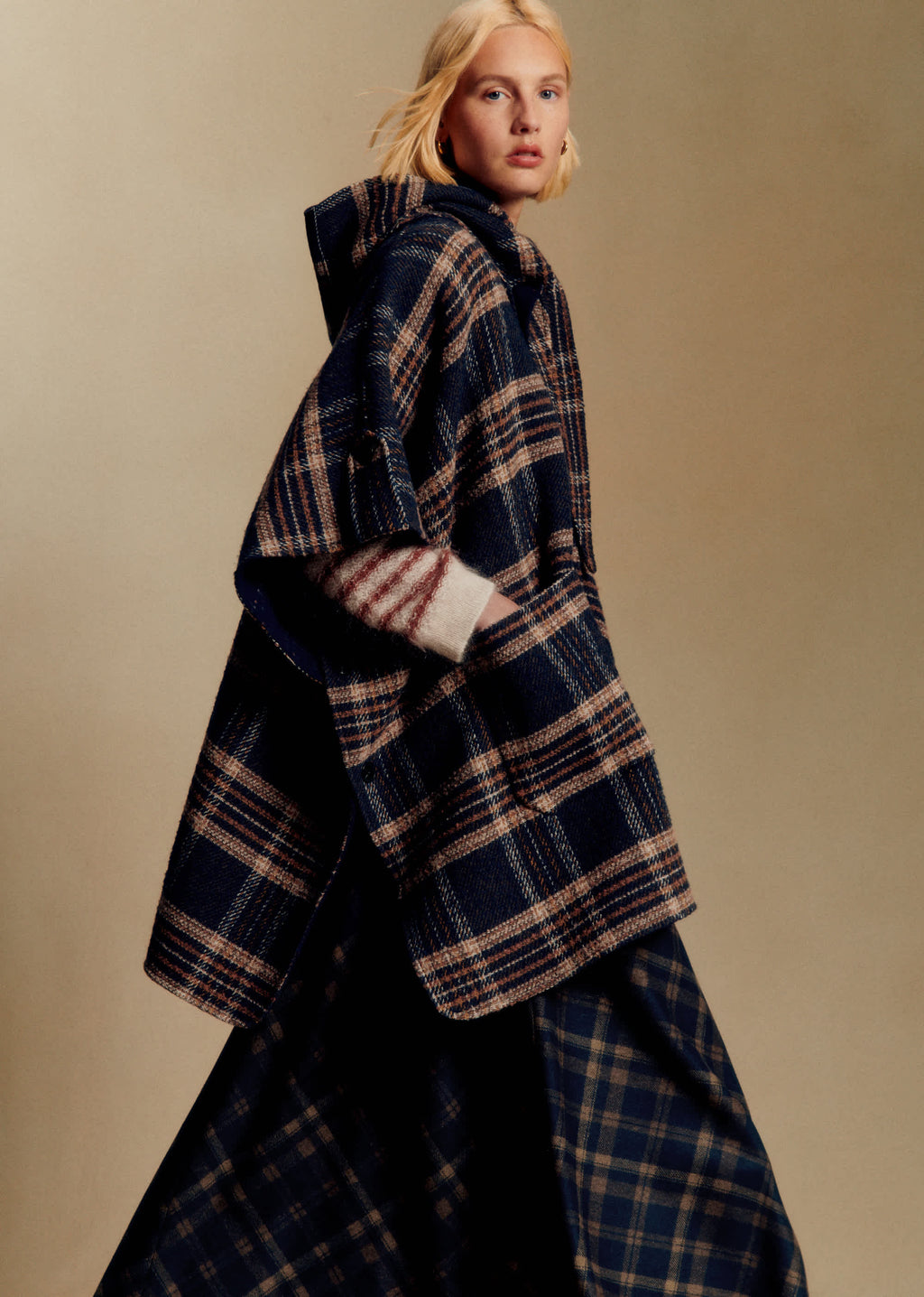 Manteau Gabriello - Bleu Ocre